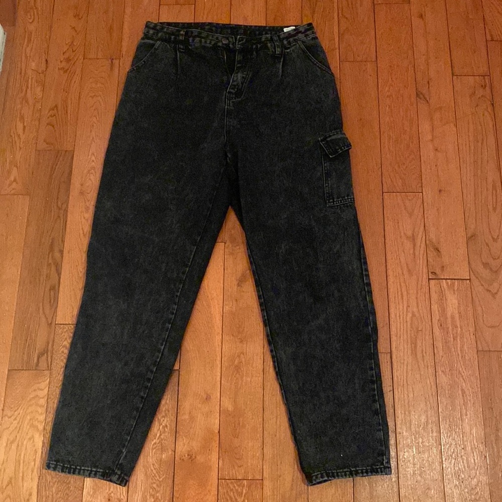Snow wash baggy jeans